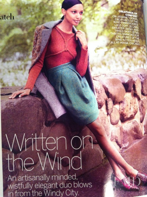 Jasmine Tookes featured in Written on the Wind, September 2011