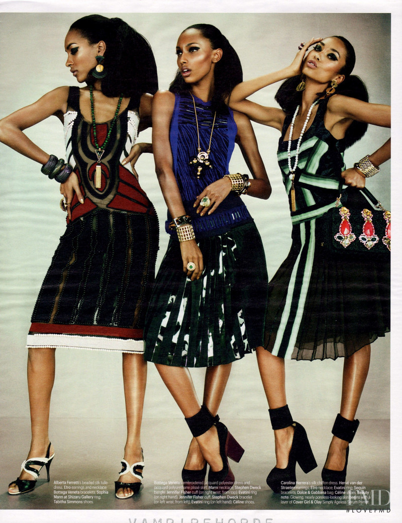 Jasmine Tookes featured in Feminine Mystique, March 2012