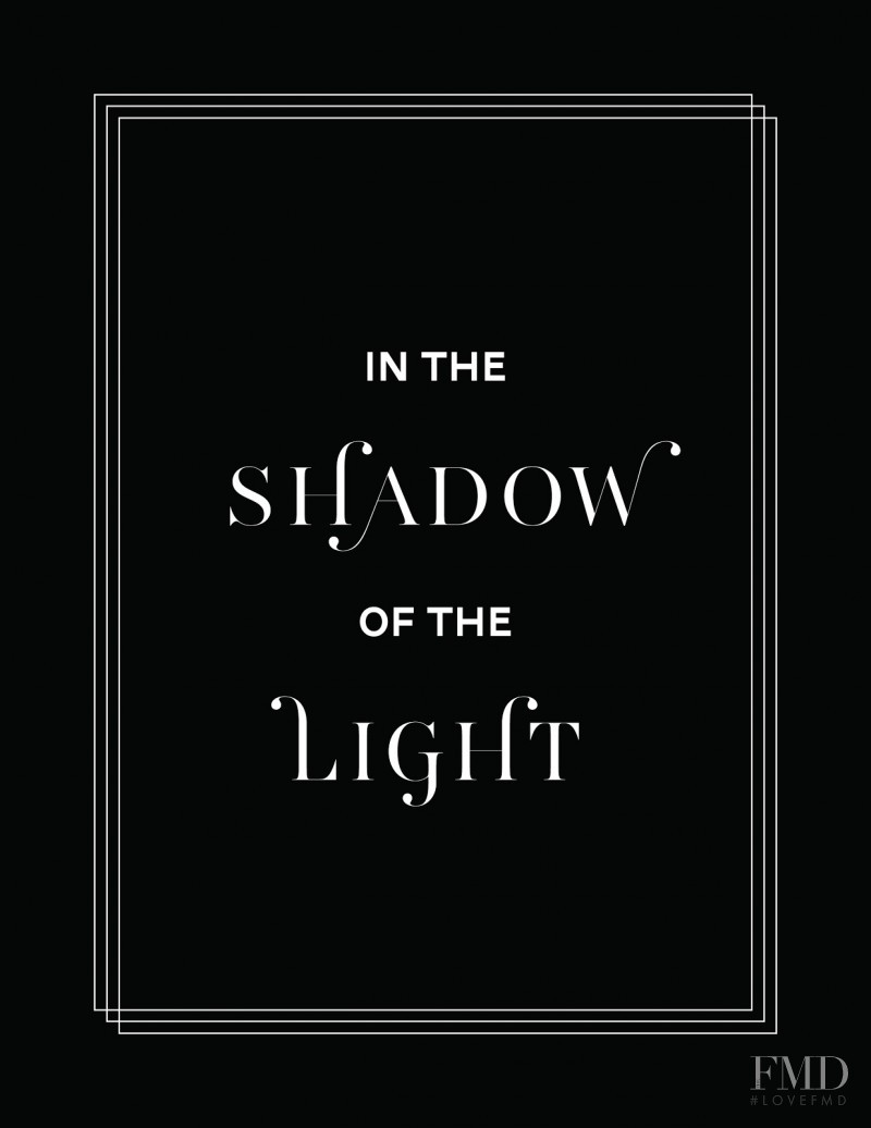 In The Shadow Of The Light, September 2012