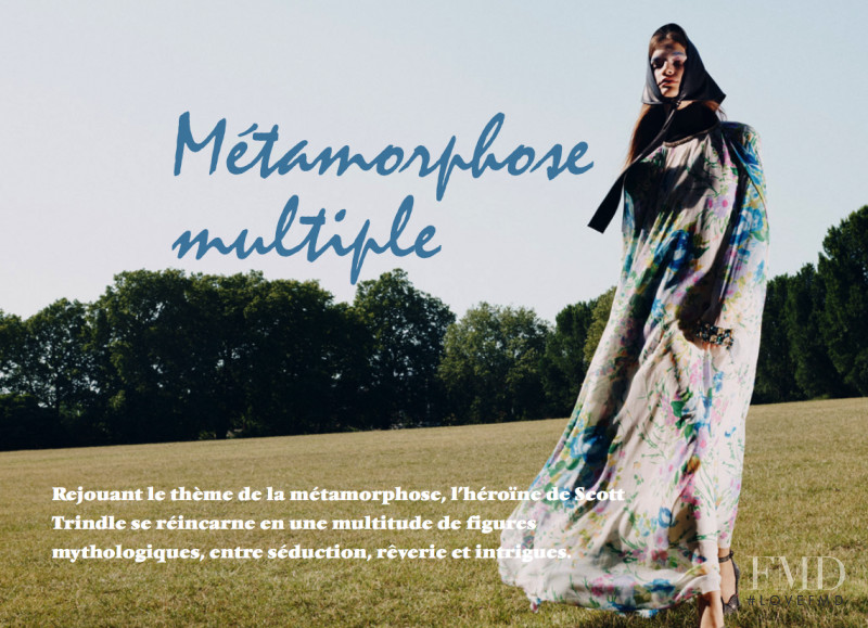 Faretta Radic featured in Métamorphose multiple, November 2019