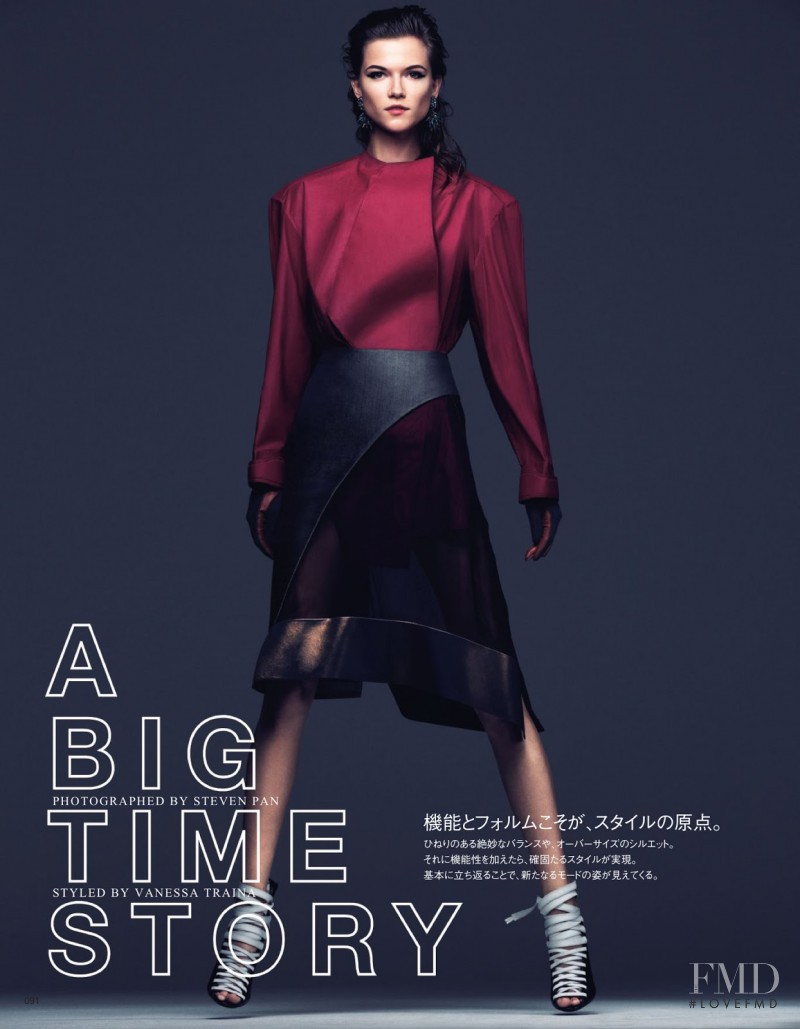 Kasia Struss featured in A Big Time Story, December 2012