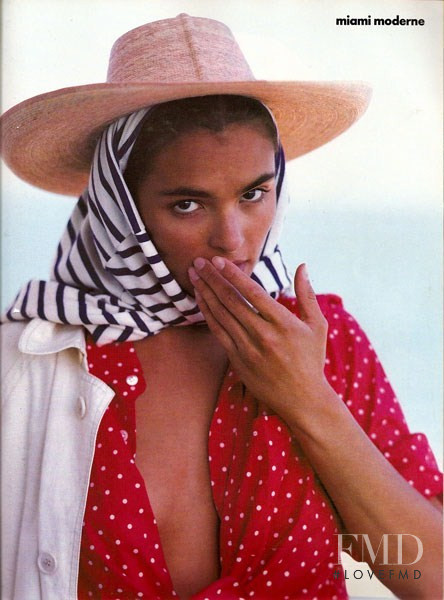 Talisa Soto featured in Mucho Mas: Miami Moderne, June 1989