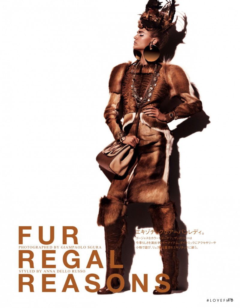 Kendra Spears featured in Fur Regal Reasons, December 2012