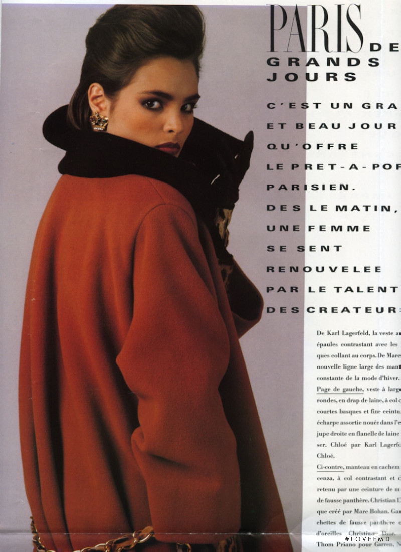 Talisa Soto featured in Paris de grands jours, October 1983