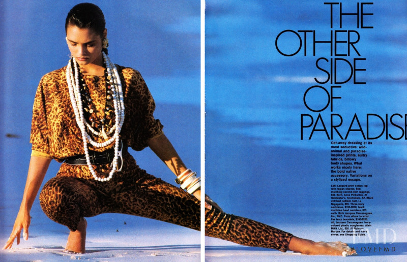 Talisa Soto featured in The Other Side of Paradise, March 1986
