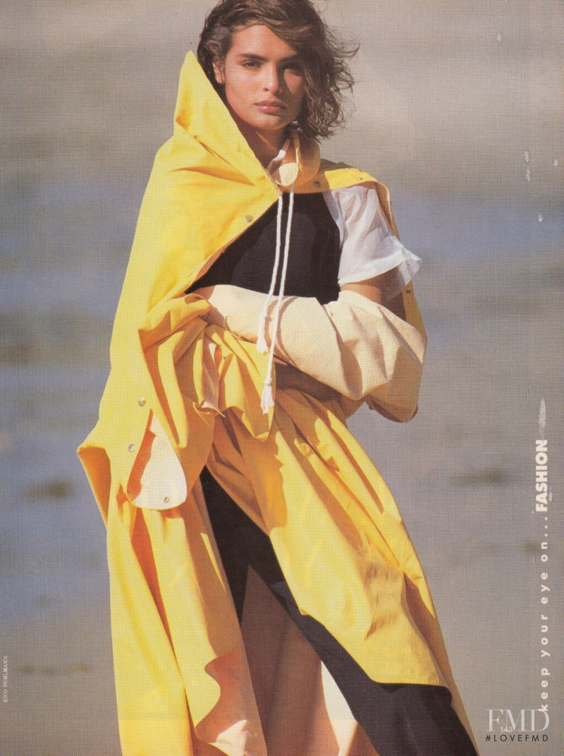 Talisa Soto featured in Shaped & Draped, February 1989