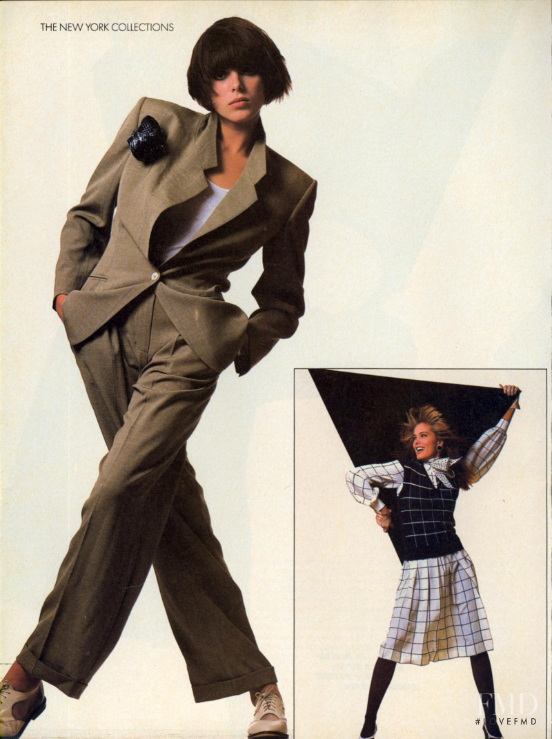 Talisa Soto featured in A New Reality - Daytime Dressing With a Different Impact, February 1985