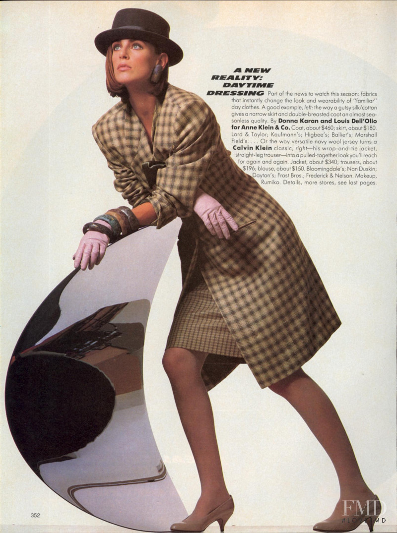Laetitia Firmin-Didot featured in A New Reality - Daytime Dressing With a Different Impact, February 1985