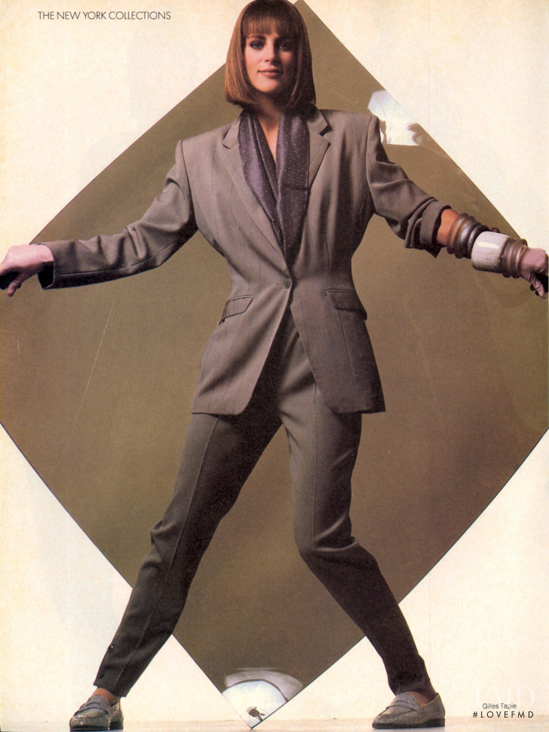 Laetitia Firmin-Didot featured in A New Reality - Daytime Dressing With a Different Impact, February 1985