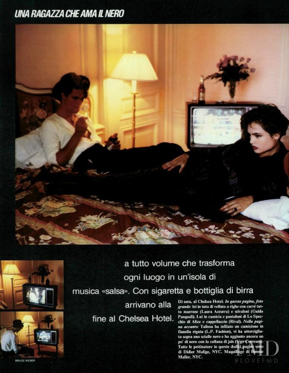 Talisa Soto featured in una ragazza che ama il nero, October 1982