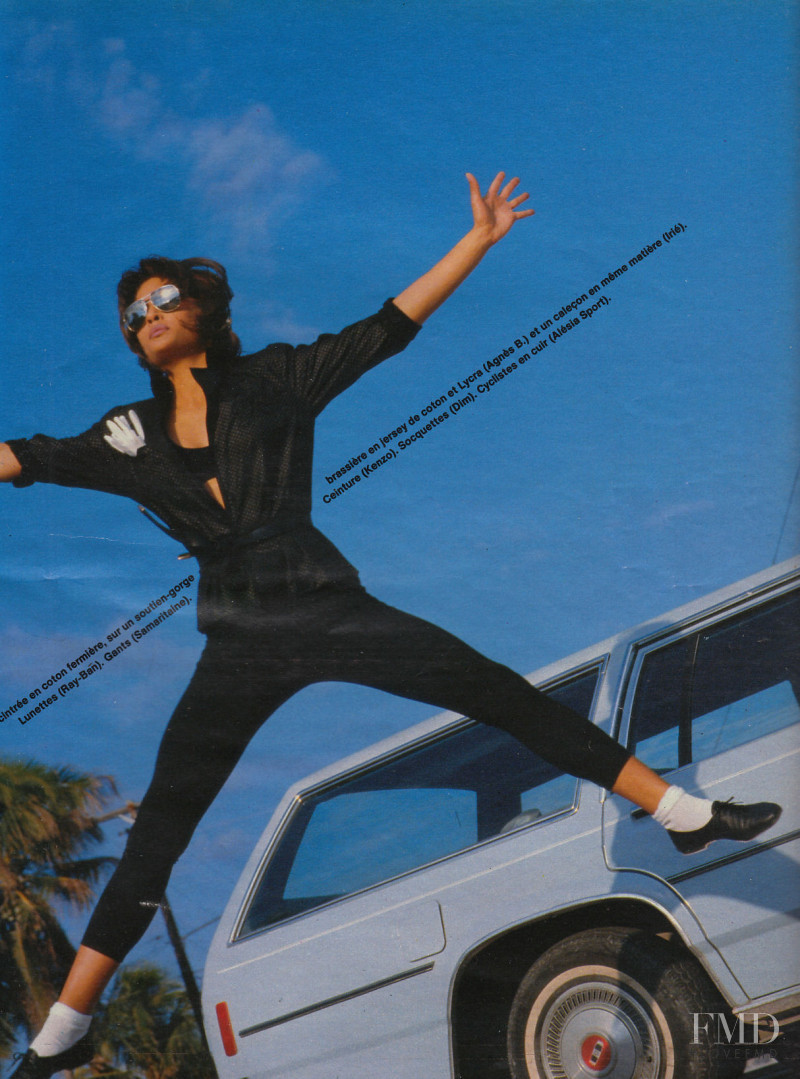 Talisa Soto featured in L\'inspiration coton fermière, March 1986