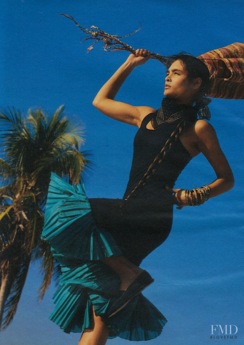 Talisa Soto featured in Les jupons sans nostalgie, March 1986