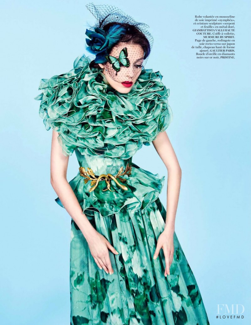 Kati Nescher featured in Haute Couture, November 2012