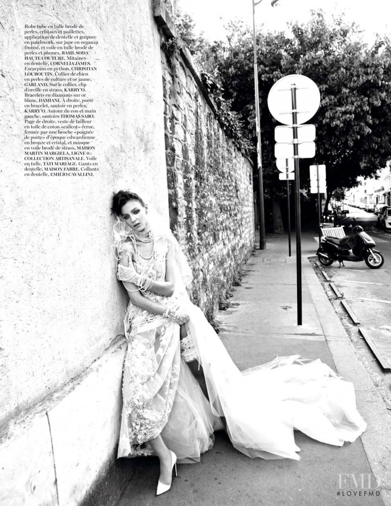 Kati Nescher featured in Haute Couture, November 2012