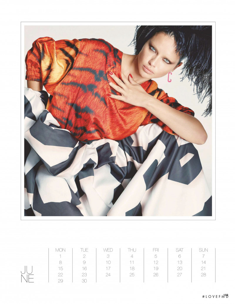 Adriana Lima featured in Calendar 2020, March 2020