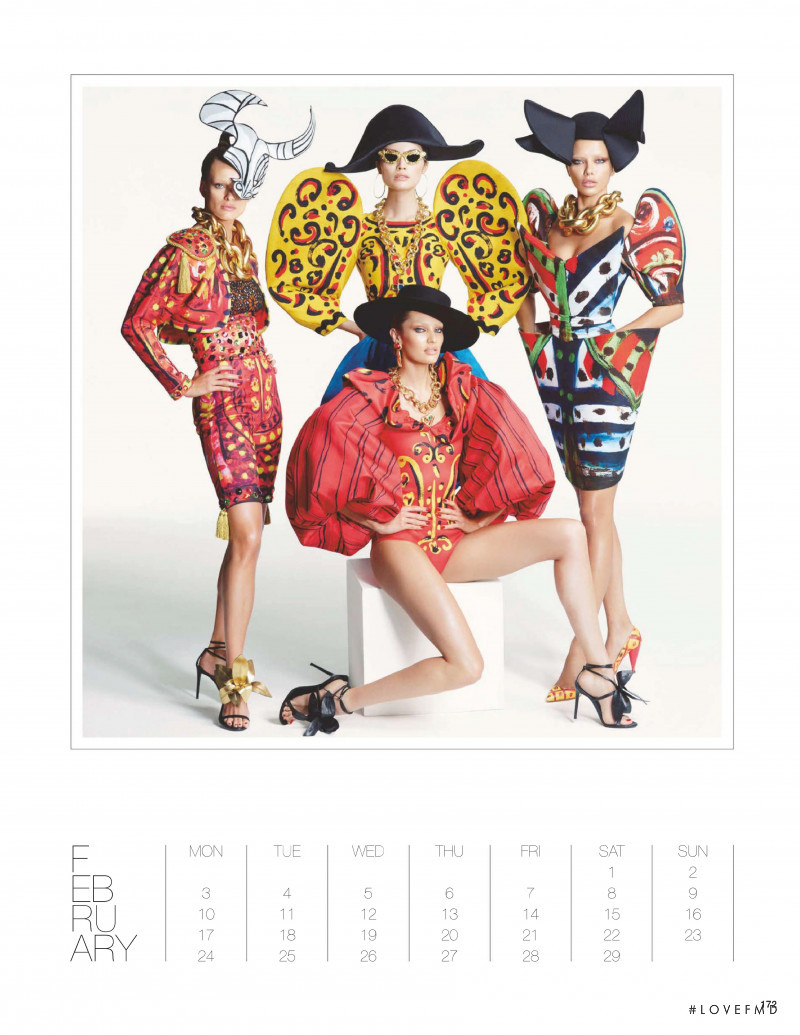 Adriana Lima featured in Calendar 2020, March 2020