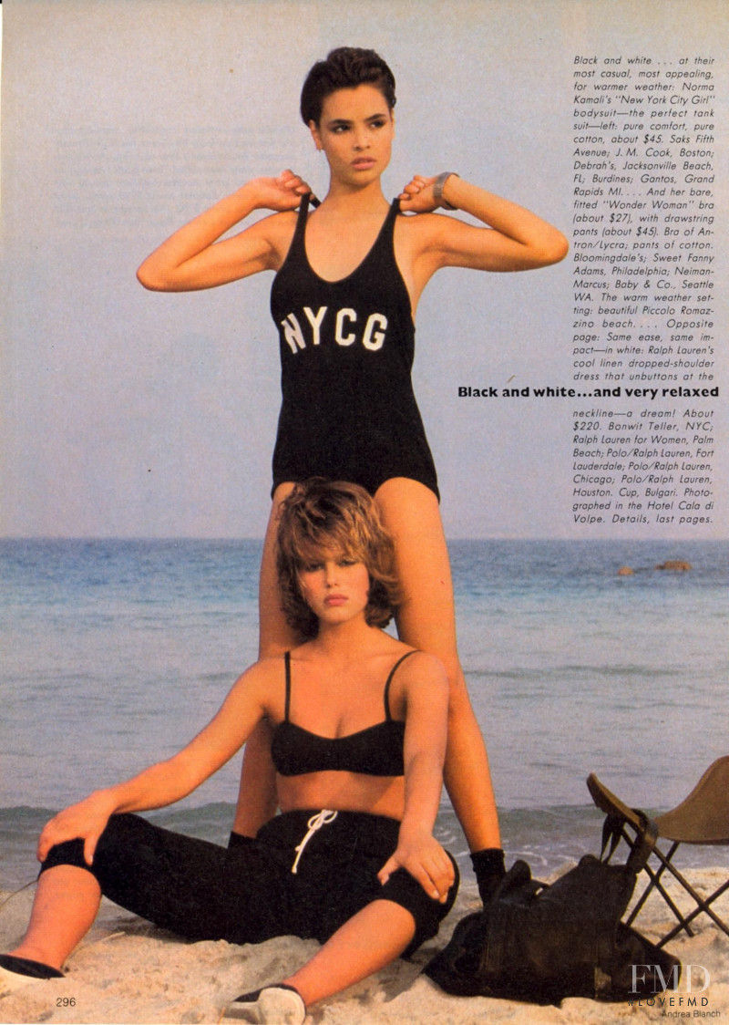 Talisa Soto featured in A Real Change of Pace - the News for Resort, December 1982