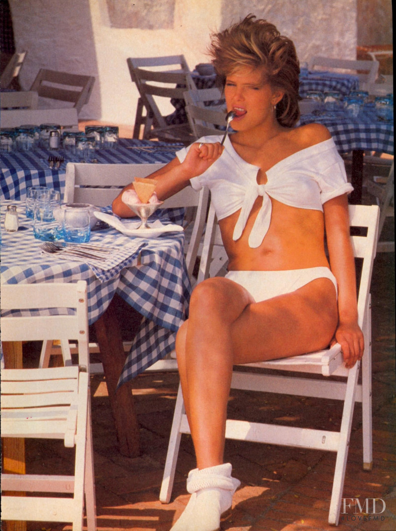 Renee Simonsen featured in A Real Change of Pace - the News for Resort, December 1982