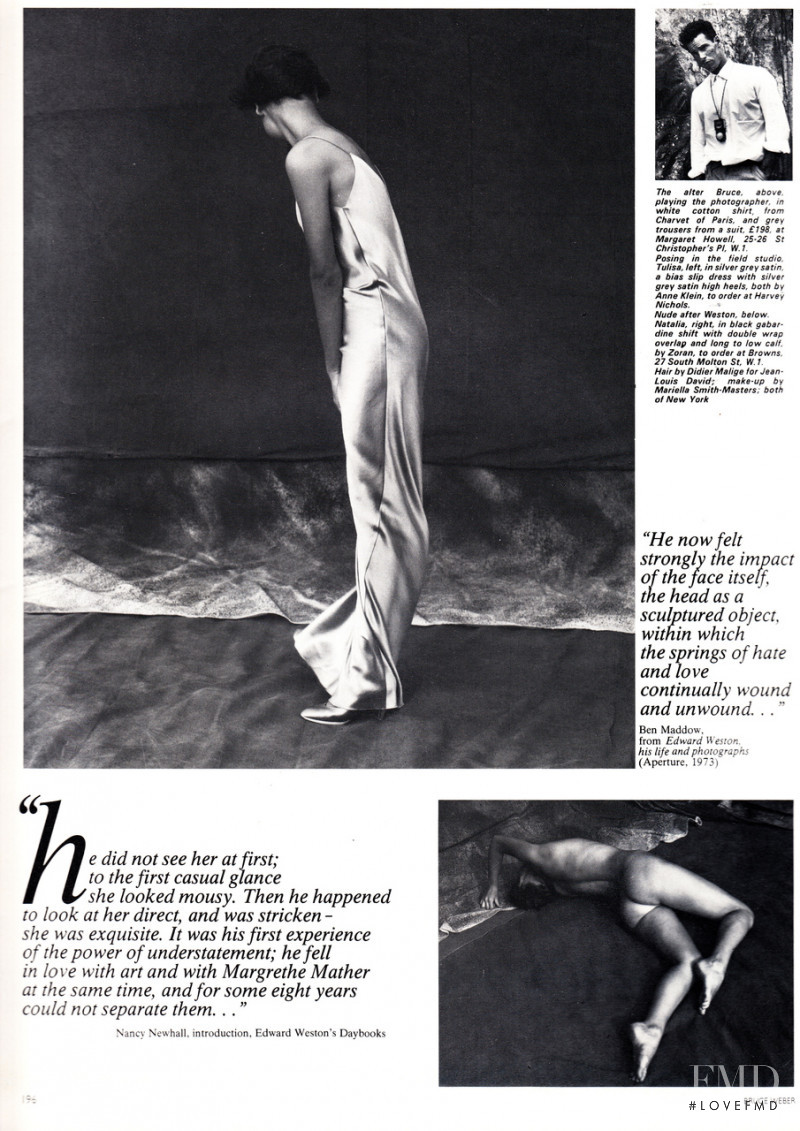 Talisa Soto featured in Under Weston Eyes, December 1982
