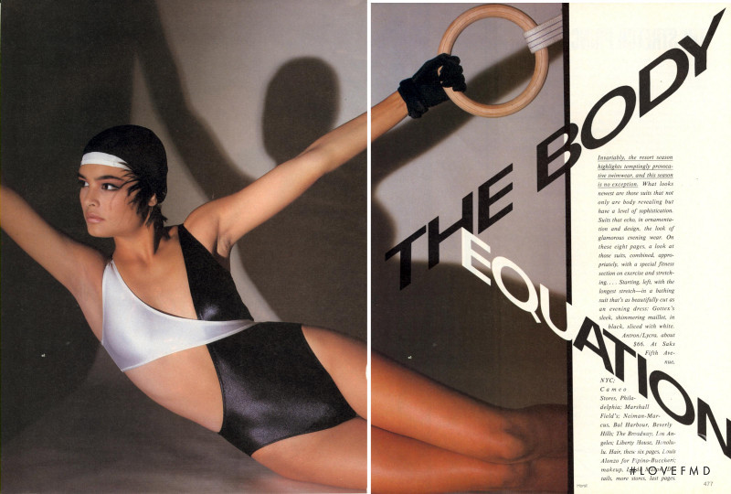 Talisa Soto featured in The Body Equation, November 1983
