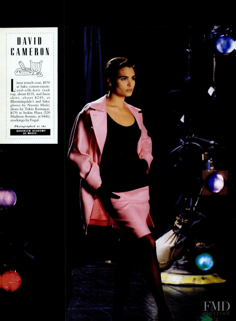 Talisa Soto featured in Short Takes, March 1987