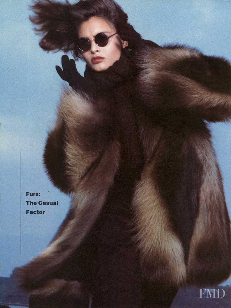 Talisa Soto featured in Furs: The Casual Factor, November 1983