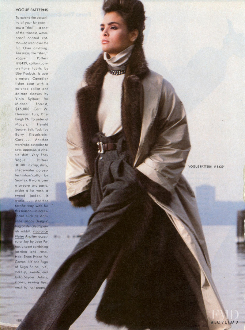 Talisa Soto featured in Furs: The Casual Factor, November 1983