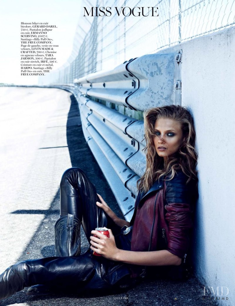 Anna Selezneva featured in Miss Vogue, November 2012