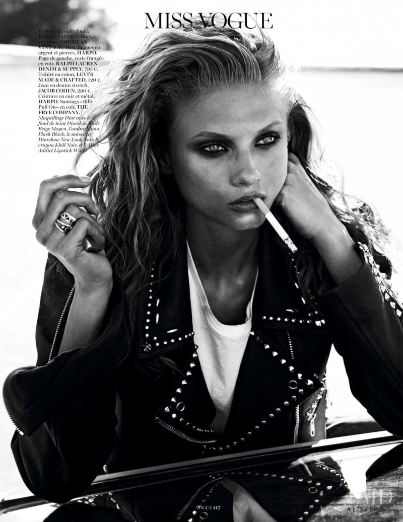 Anna Selezneva featured in Miss Vogue, November 2012