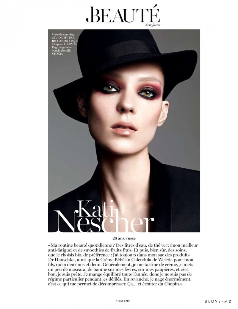 Kati Nescher featured in New Faces, November 2012