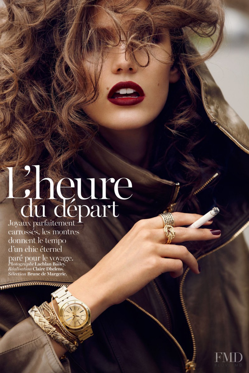 Kendra Spears featured in L\'Heure Du Depart, November 2012