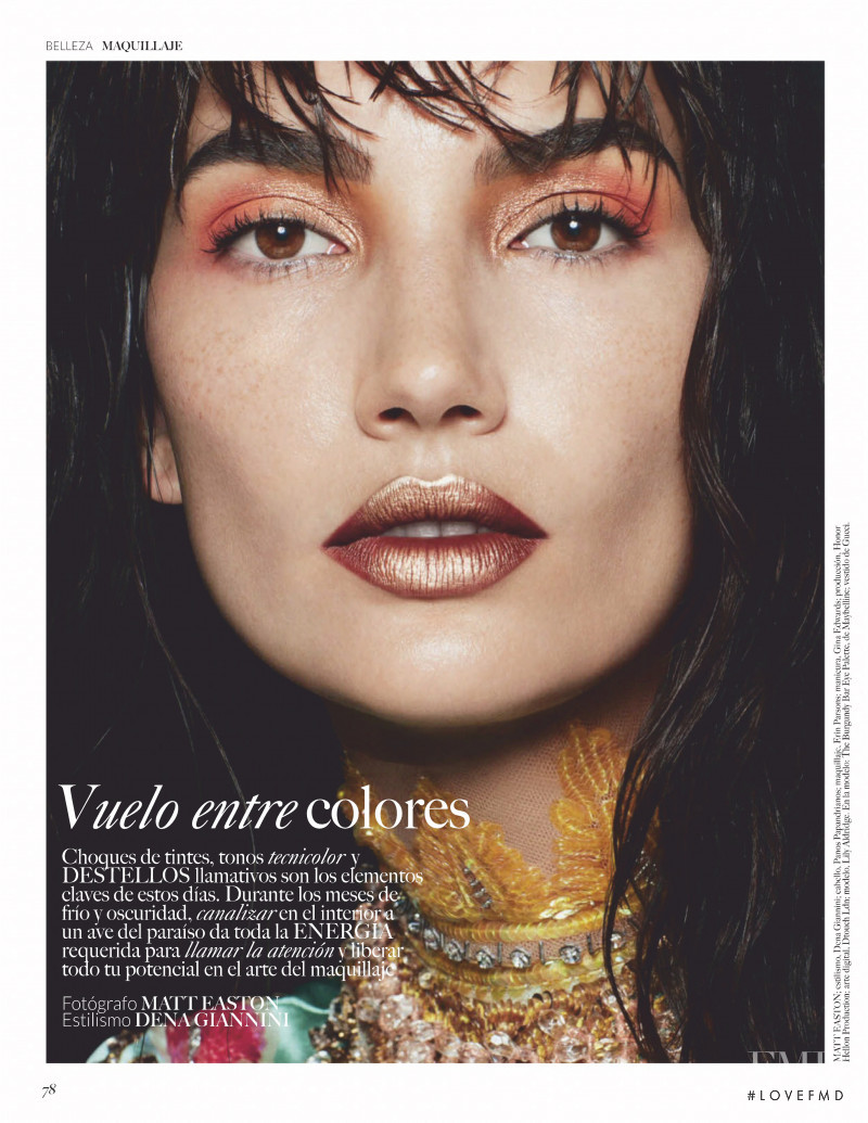 Lily Aldridge featured in Vuelo entre colores, February 2020