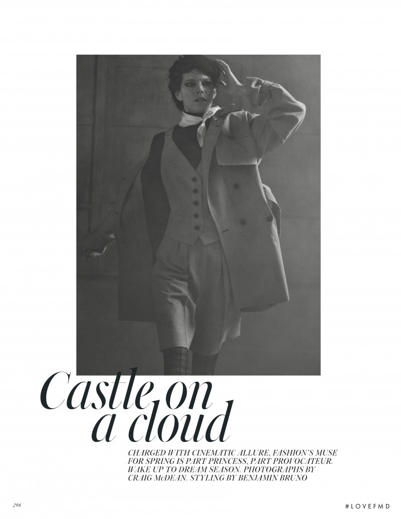 Freja Beha Erichsen featured in Castle on a cloud, March 2020