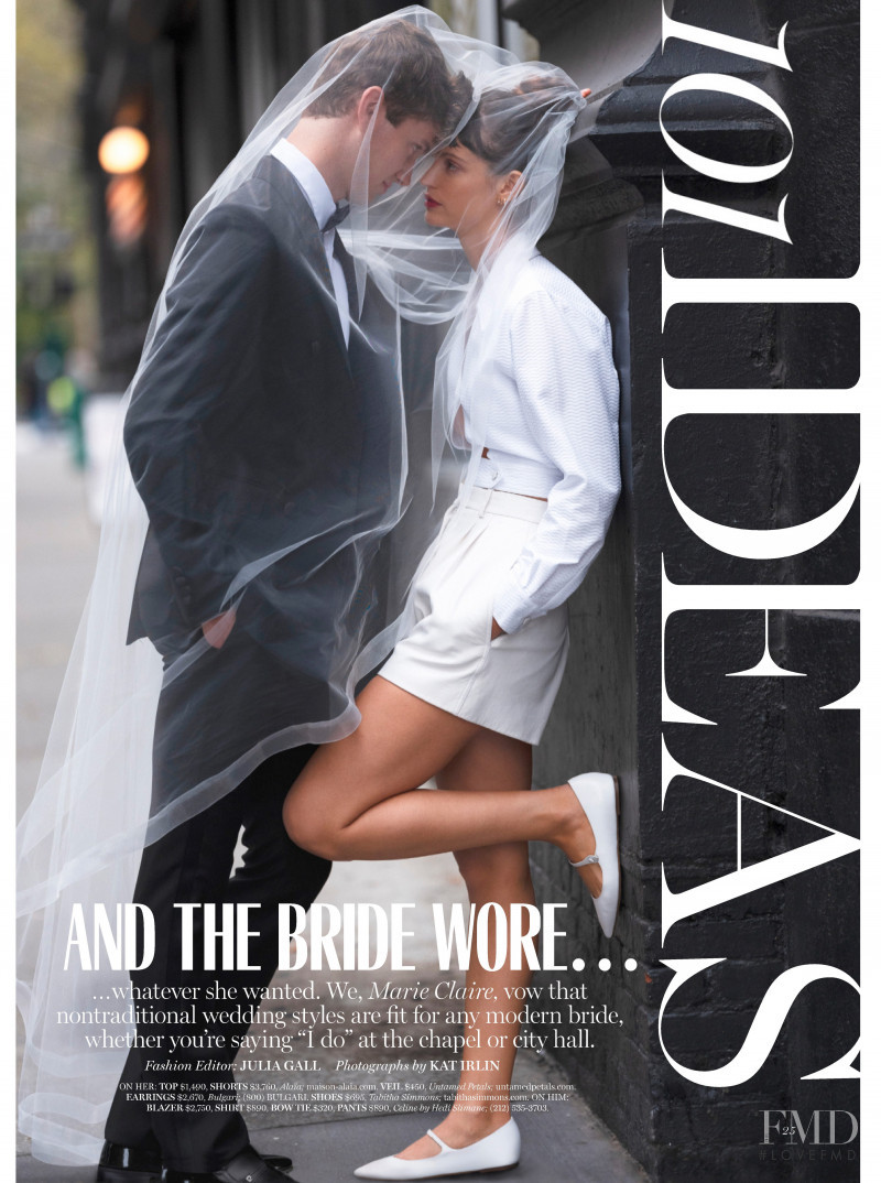 Charlbi Dean Kriek featured in And The Bride Wore ..., February 2020