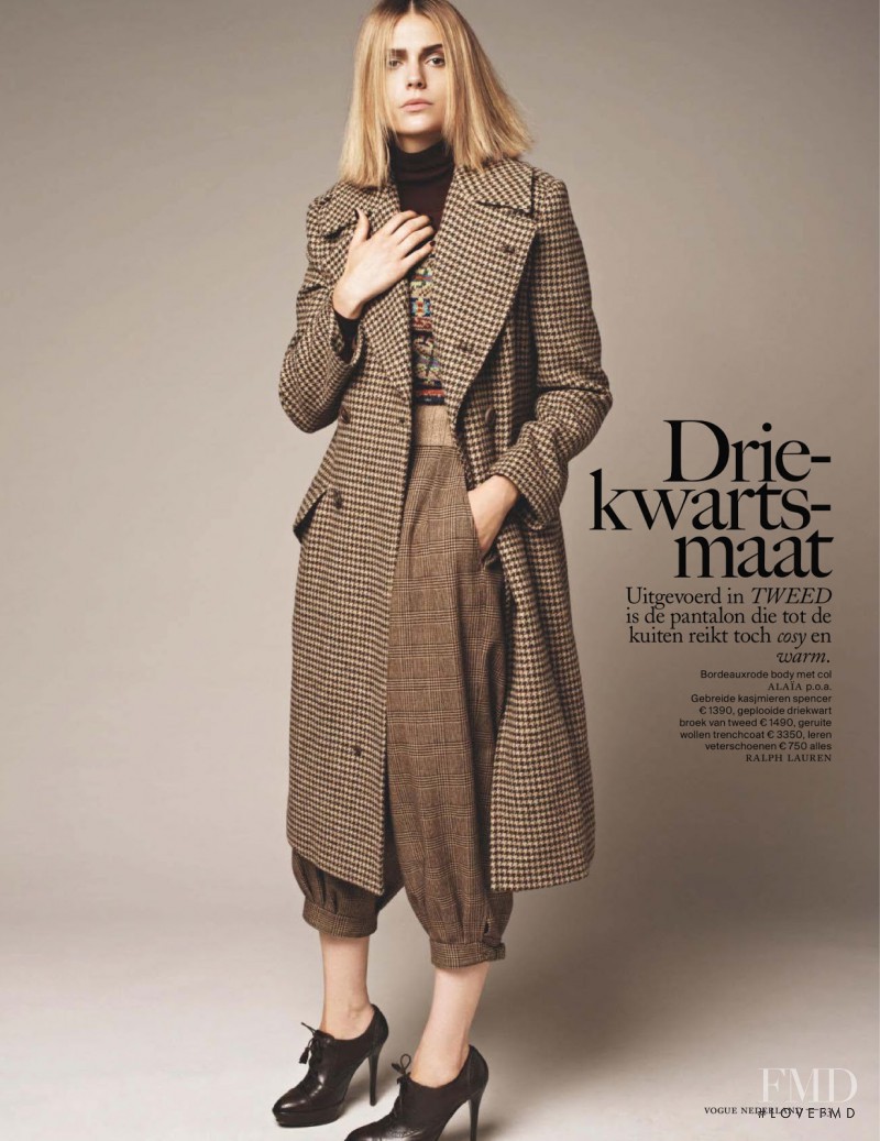 Ieva Laguna featured in Town & Country, November 2012