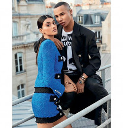 Neelam Gill and Olivier Rousteing