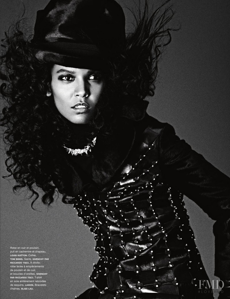 Liya Kebede featured in La Guerrière, November 2012