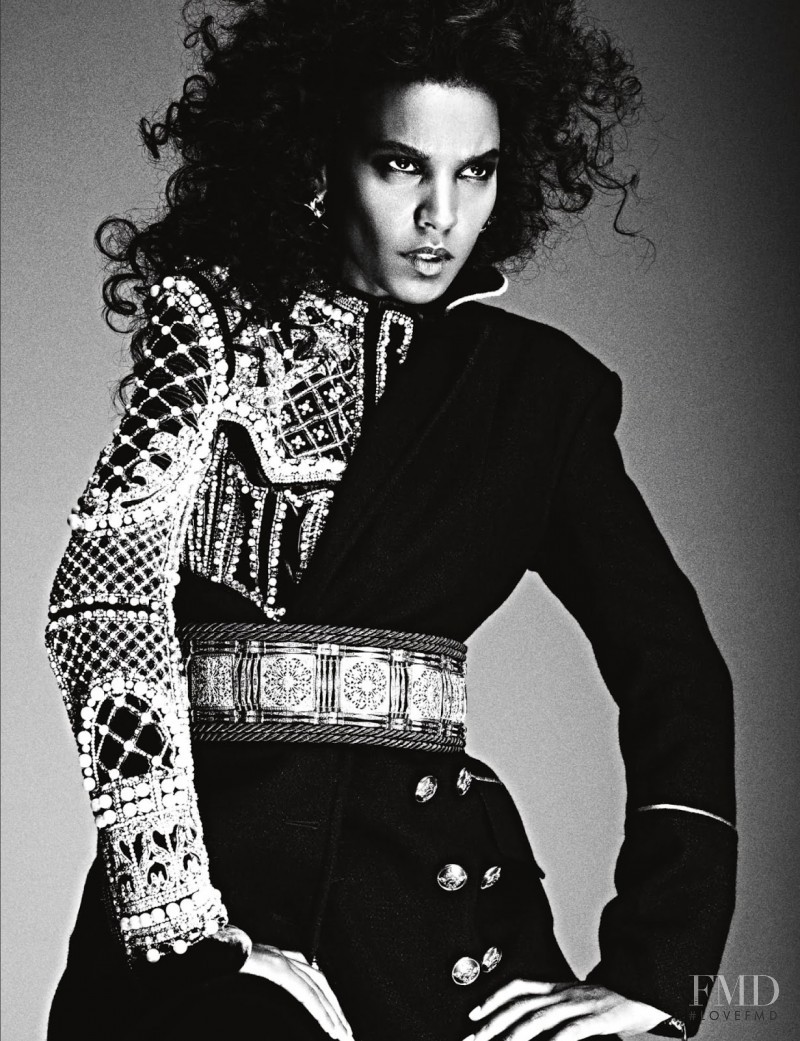 Liya Kebede featured in La Guerrière, November 2012