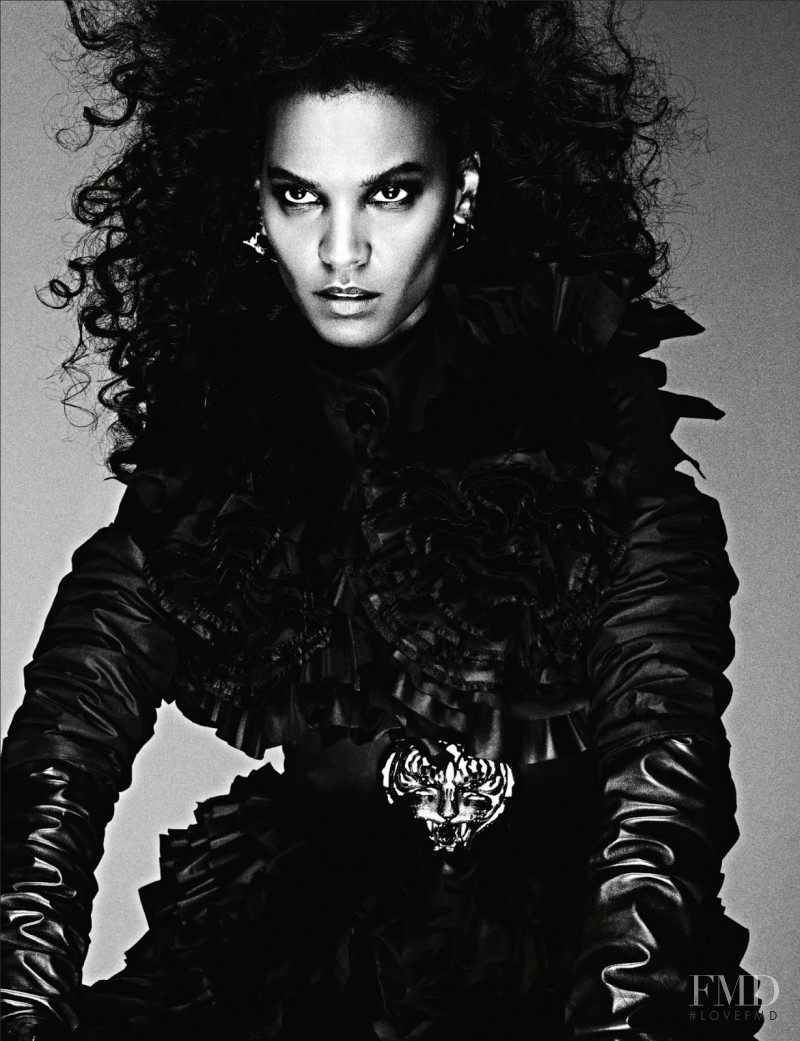 Liya Kebede featured in La Guerrière, November 2012