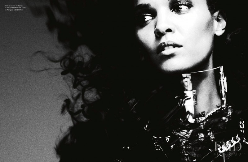 Liya Kebede featured in La Guerrière, November 2012