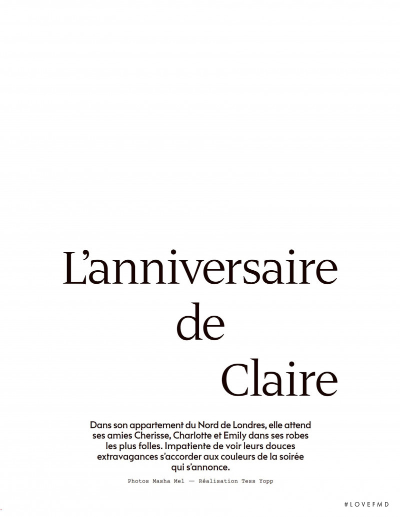 L\'anniversaire de Claire, February 2020