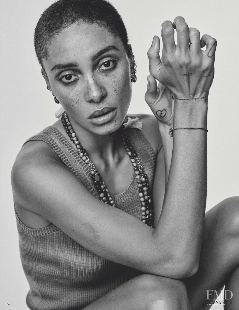 Adwoa Aboah featured in Miss Flora, March 2020