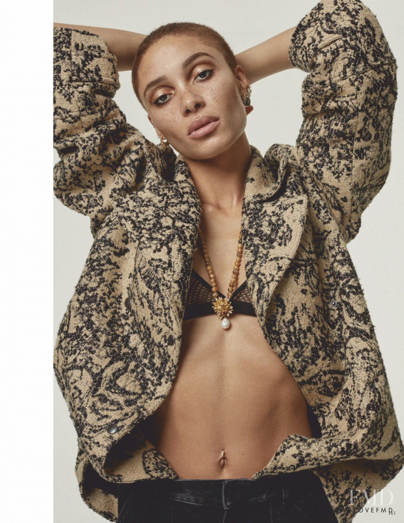 Adwoa Aboah featured in Miss Flora, March 2020