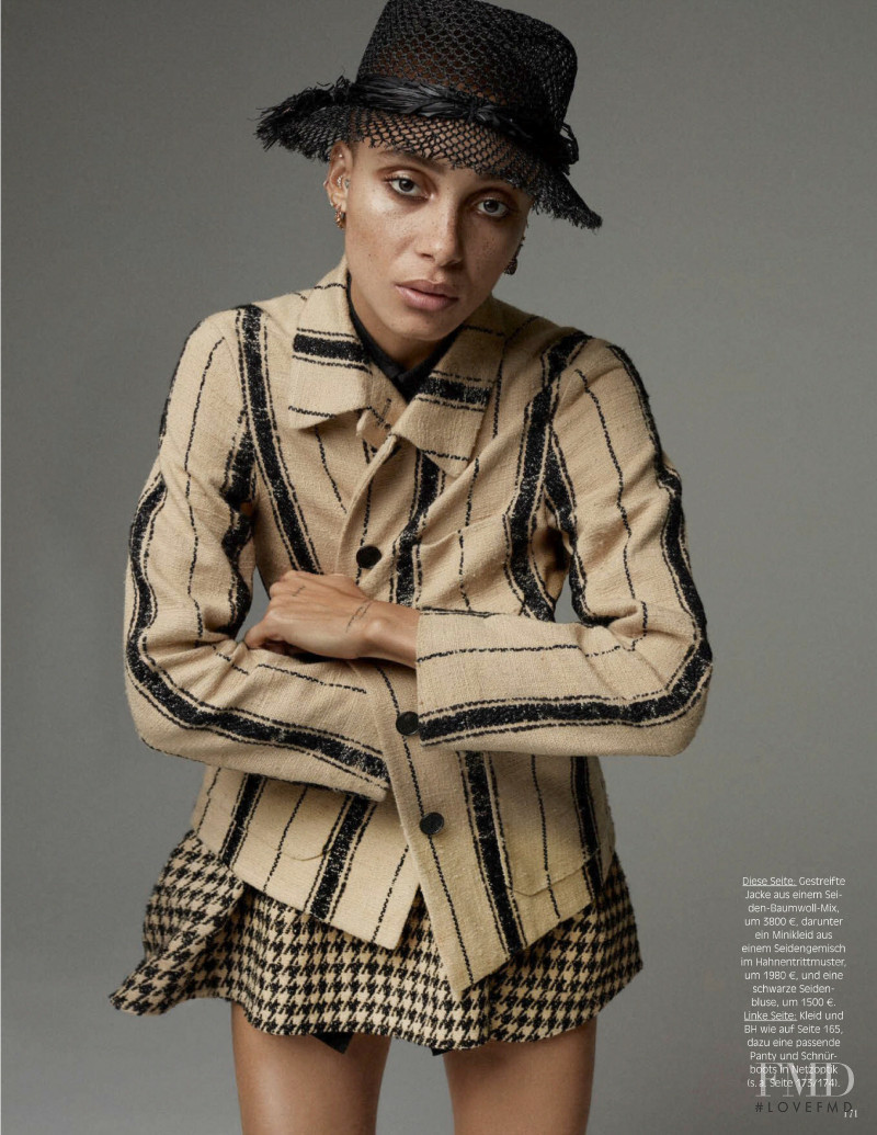 Adwoa Aboah featured in Miss Flora, March 2020