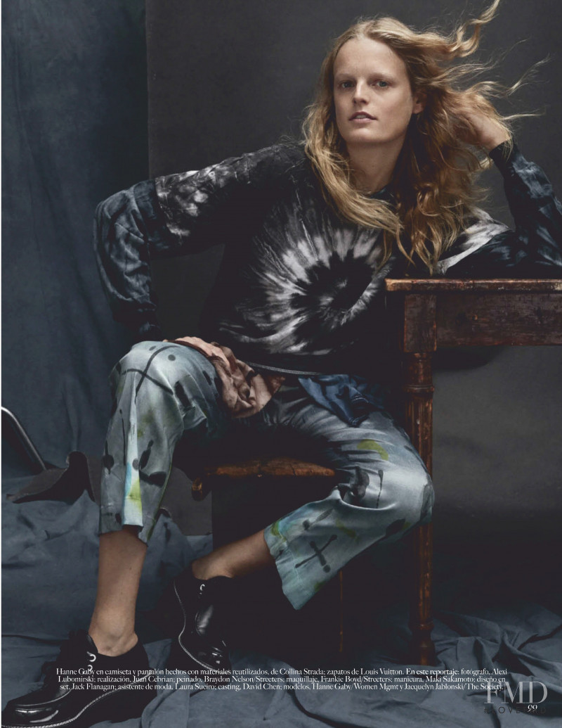 Hanne Gaby Odiele featured in Valores Creativos, January 2020