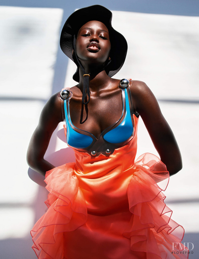 Adut Akech Bior featured in The Women Shaping Culture Today for Rihannazine, February 2020