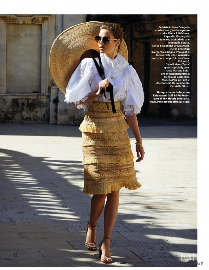 Paulina Fuchs featured in Ortigia Story, May 2019