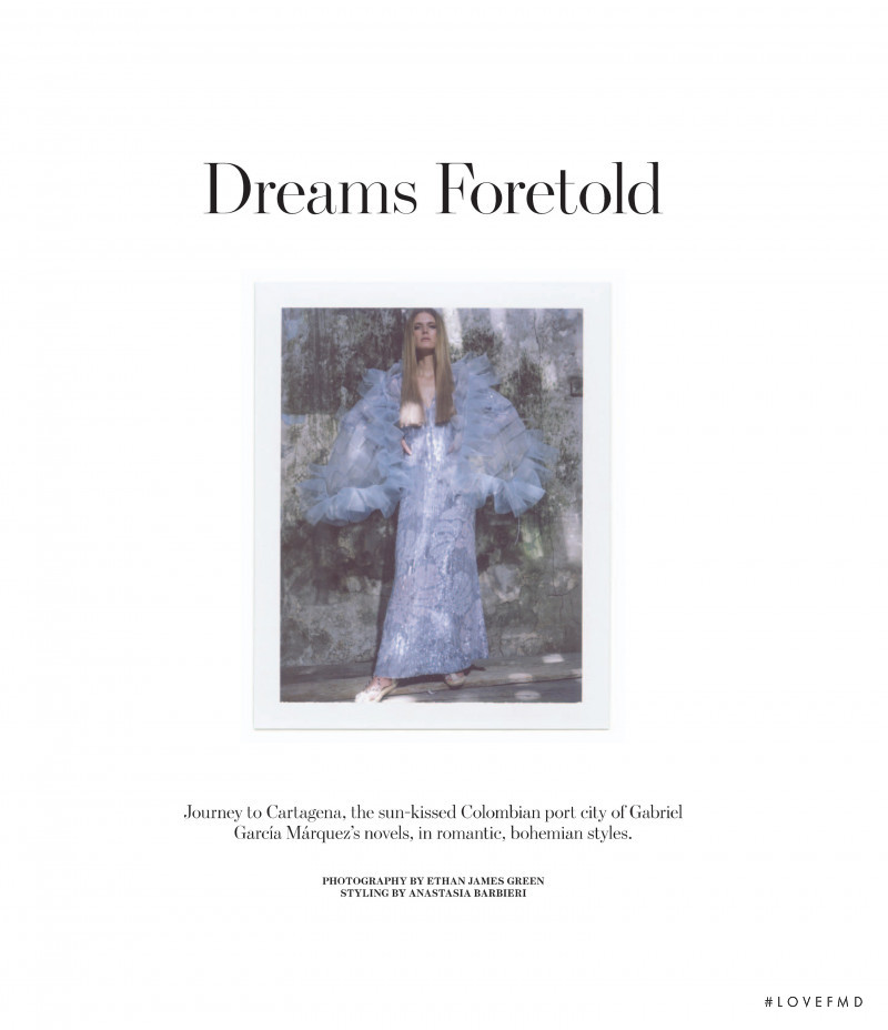 Malgosia Bela featured in Dreams Foretold, March 2020