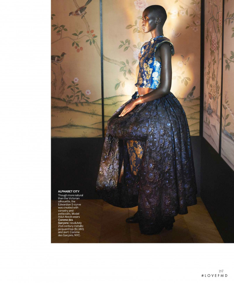 Adut Akech Bior featured in The New Edwardian, March 2020