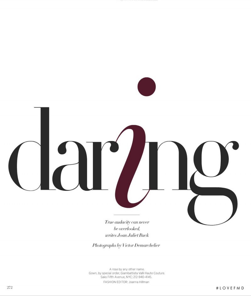 Daring, November 2012